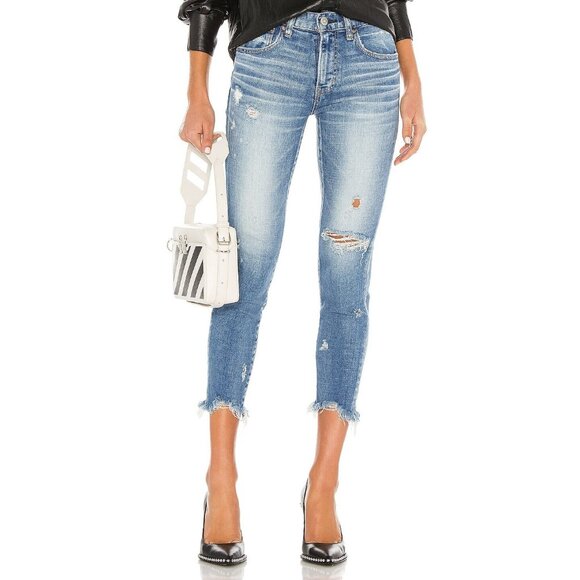 Moussy Vintage Glendele Skinny Jeans Light Blue - Picture 1 of 11